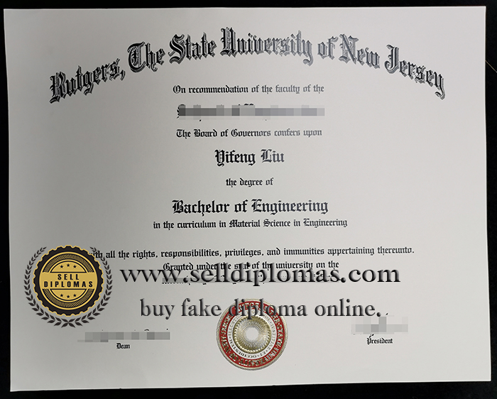 Where can I buy a Rutgers University diploma?