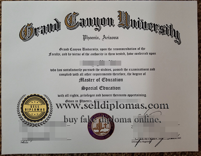 where to buy Grand Canyon University diploma certificate?