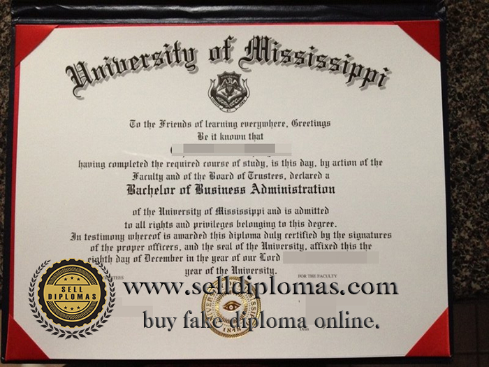How to Buy a University of Mississippi Diploma Degree.