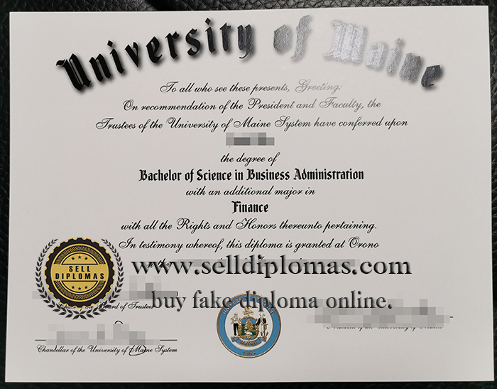 Sell fake University of Maine diploma online.