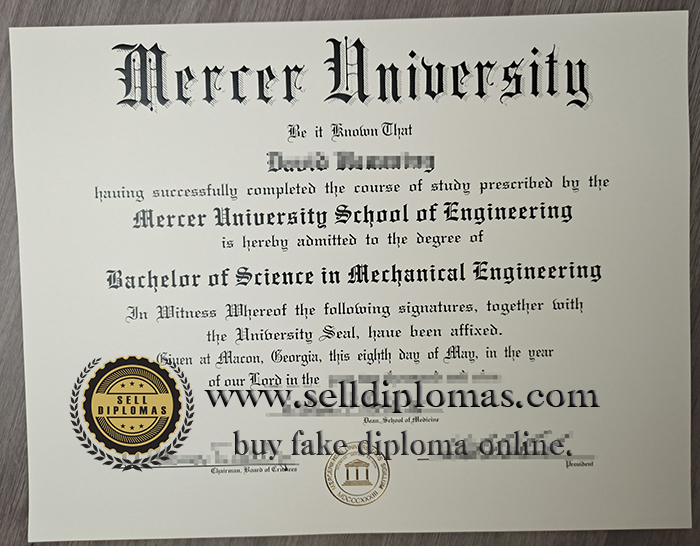 How to buy Mercer University diploma?