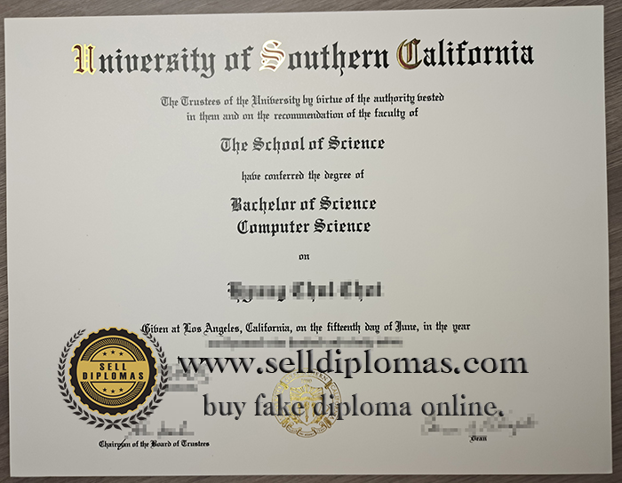 where to buy University of Southern California diploma certificate?