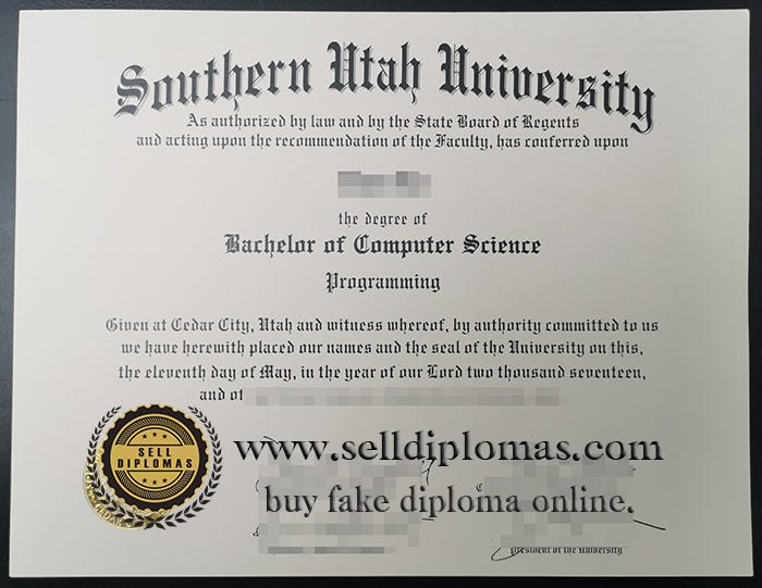 where to buy Southern Utah University diploma certificate?
