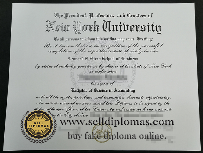where to buy New York University diploma certificate?