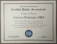 Buy Certified Public Accountant certificate online.