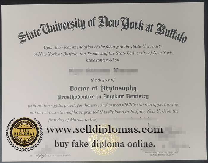 Where to buy State University of new york at Buffalo certificate?
