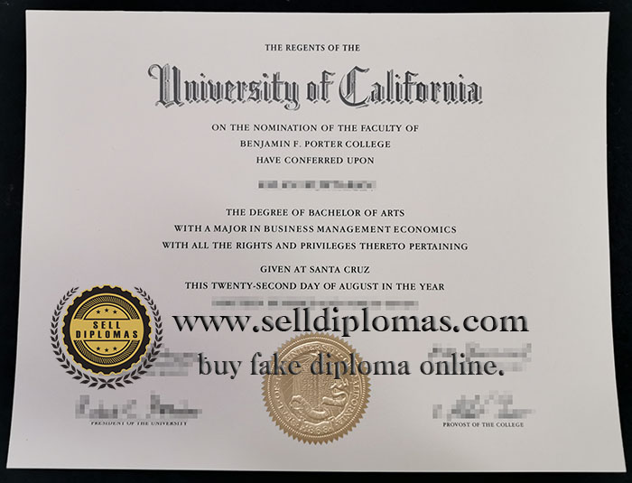 Sell fake University of California, Santa Cruz diploma online.