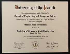 where to buy University of the Pacific diploma certificate?