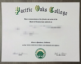 Sell fake pacific oaks college diploma online.