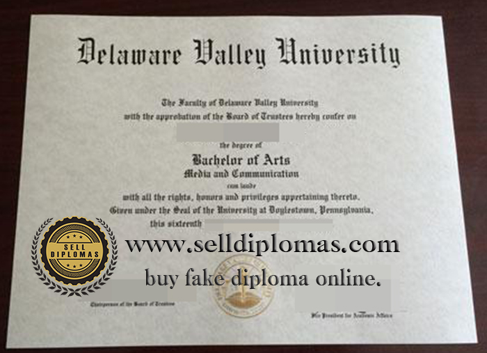where to buy Delaware Valley University diploma certificate?