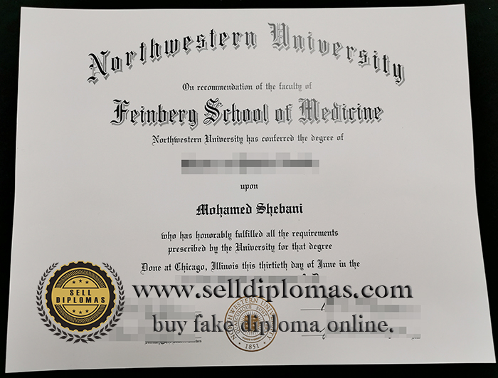 Sell fake Northwestern University diploma online.