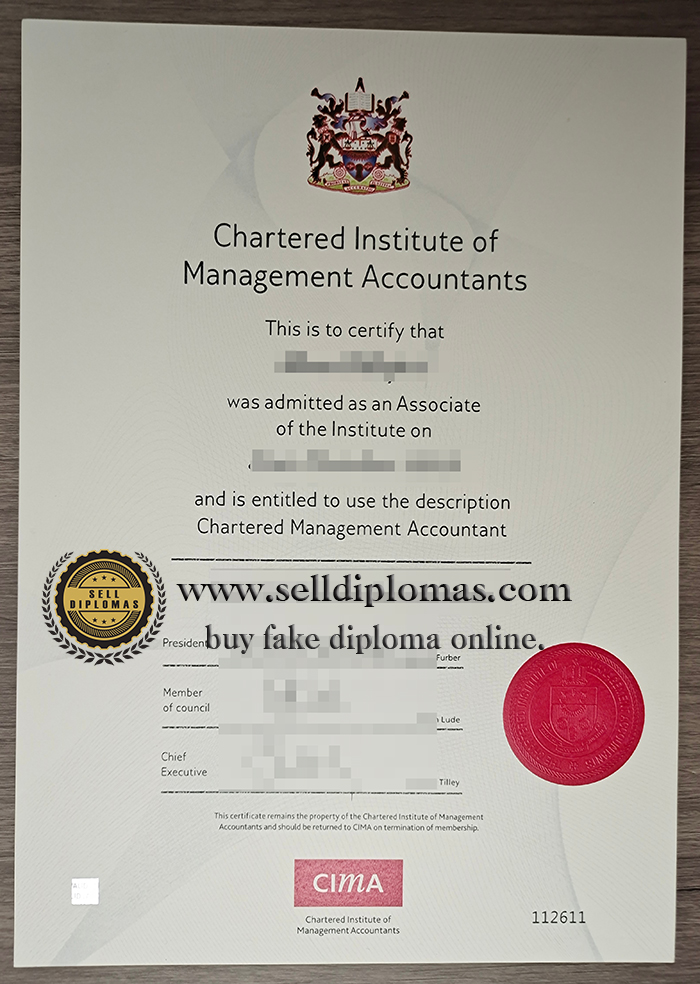 where to buy CIMA diploma certificate?