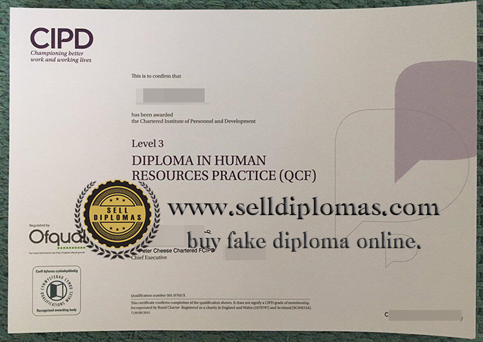 Sell fake CIPD diploma online.