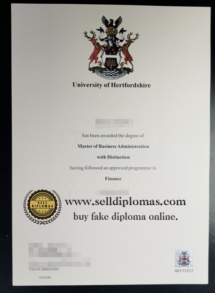 Where to buy University of Hertfordshire degree certificate?