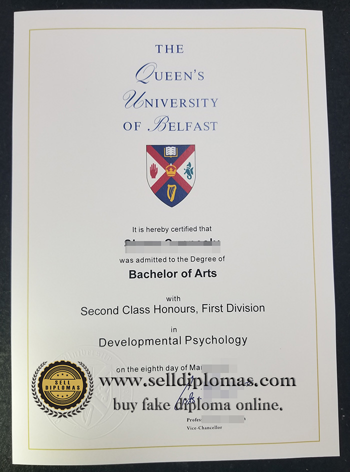 where to buy Belfa Queen's University diploma certificate?