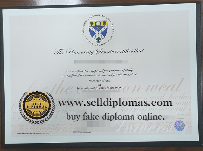Where to buy glasgow caledonian university certificate?