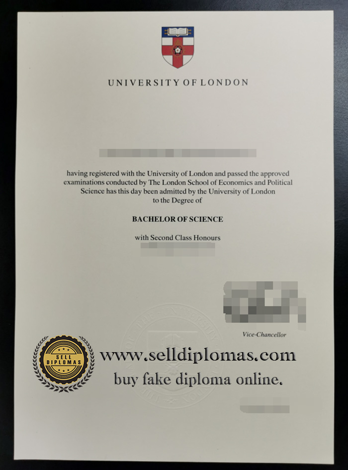 Sell fake University of London diploma online.