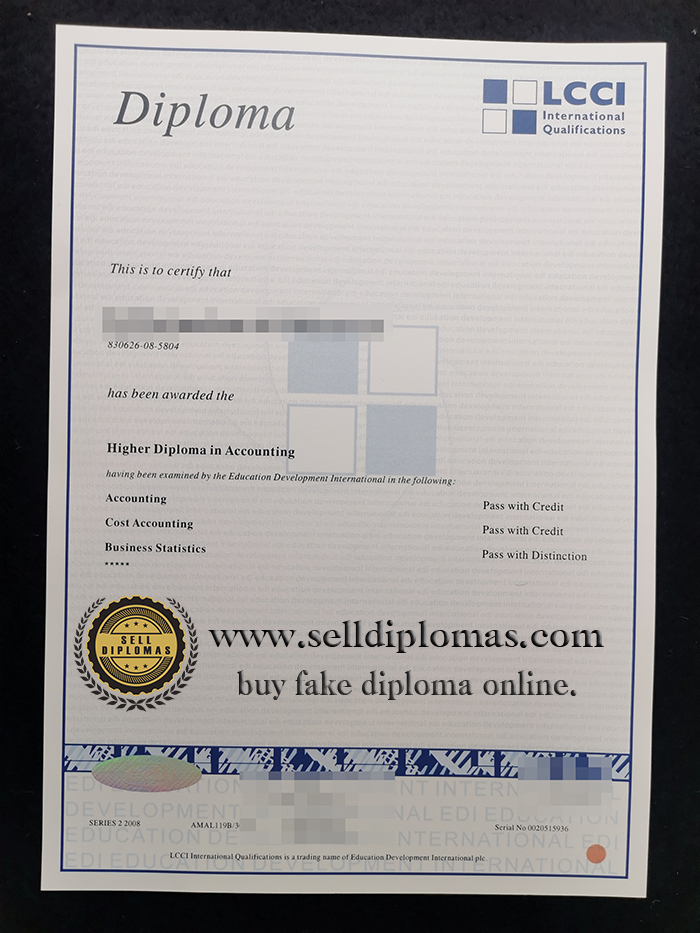 Sell fake London Chamber of Commerce & Industry diploma online.