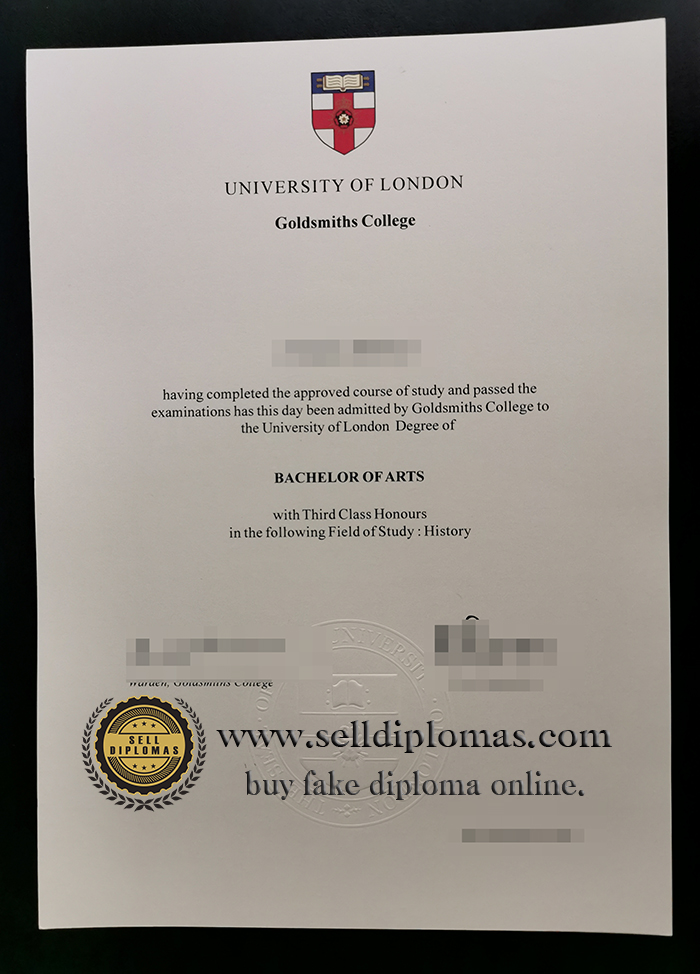 Sell fake Goldsmiths, University of London diploma online.